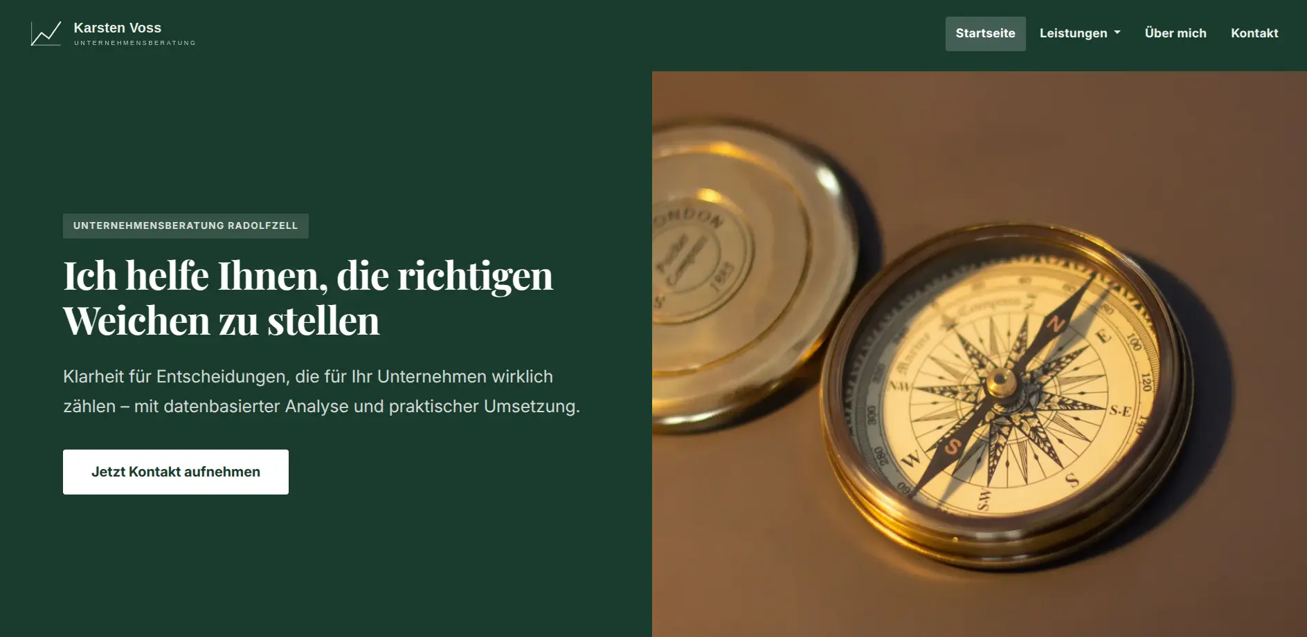 Beispiel: Unternehmensberatung-Website
