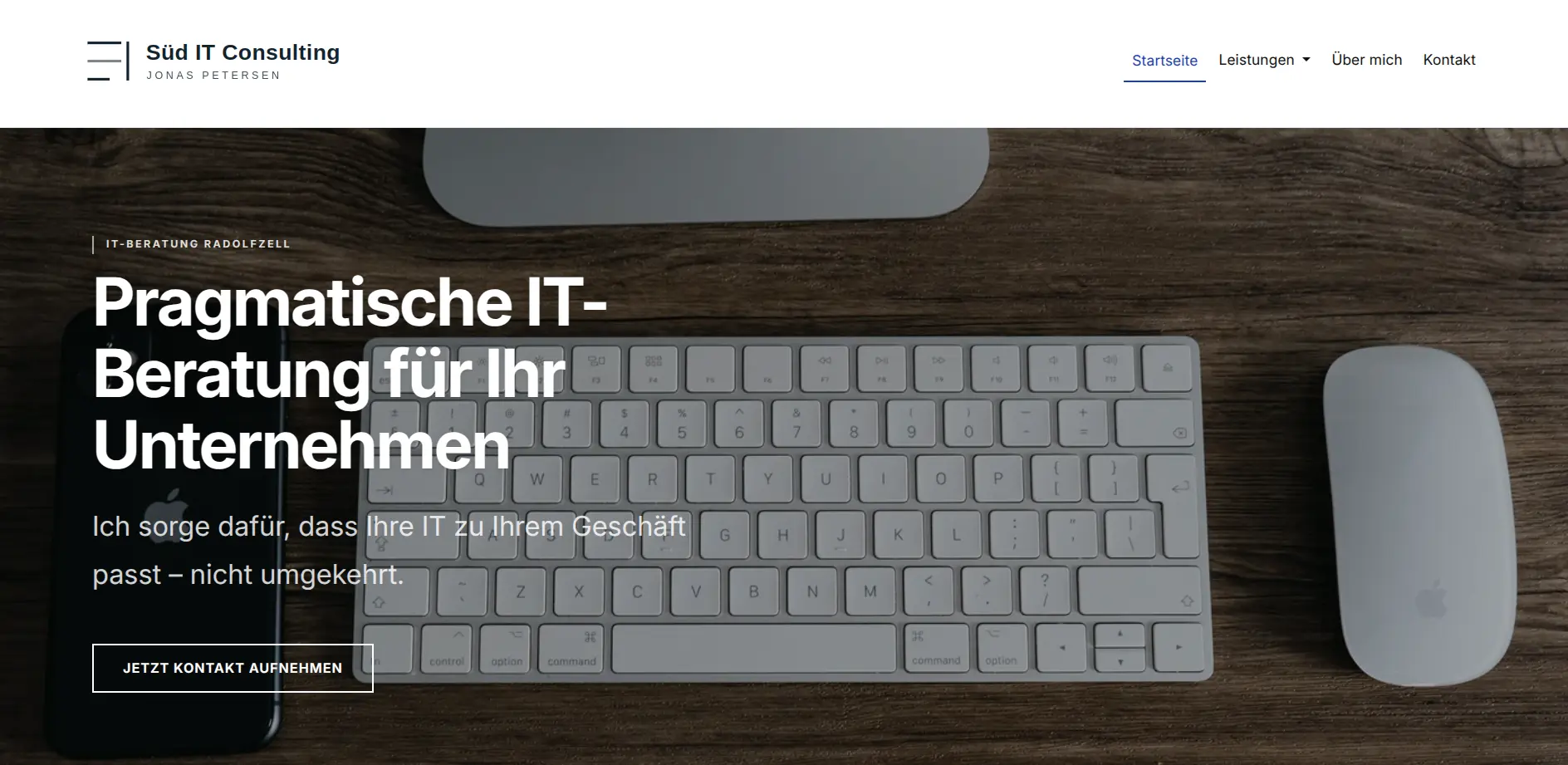 Beispiel: IT-Dienstleister-Website